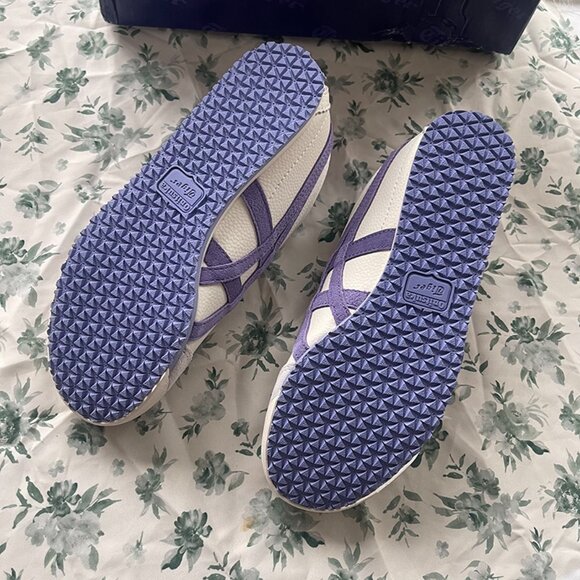 Onitsuka Tiger Mexico 66 White Purple Sneakers - Picture 6 of 6